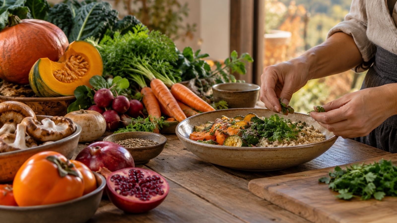 Alimentação sazonal: descubra a arte de cozinhar ao ritmo da Natureza