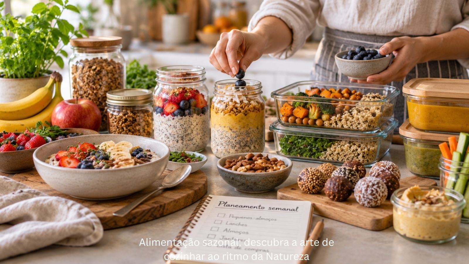 Planeamento de refeições saudáveis: como comer melhor e poupar tempo na cozinha