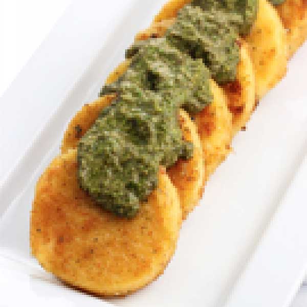Polenta com Pesto